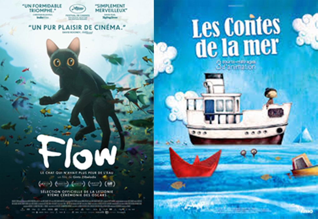 Affiches des films pour le réveil magique des écoliers